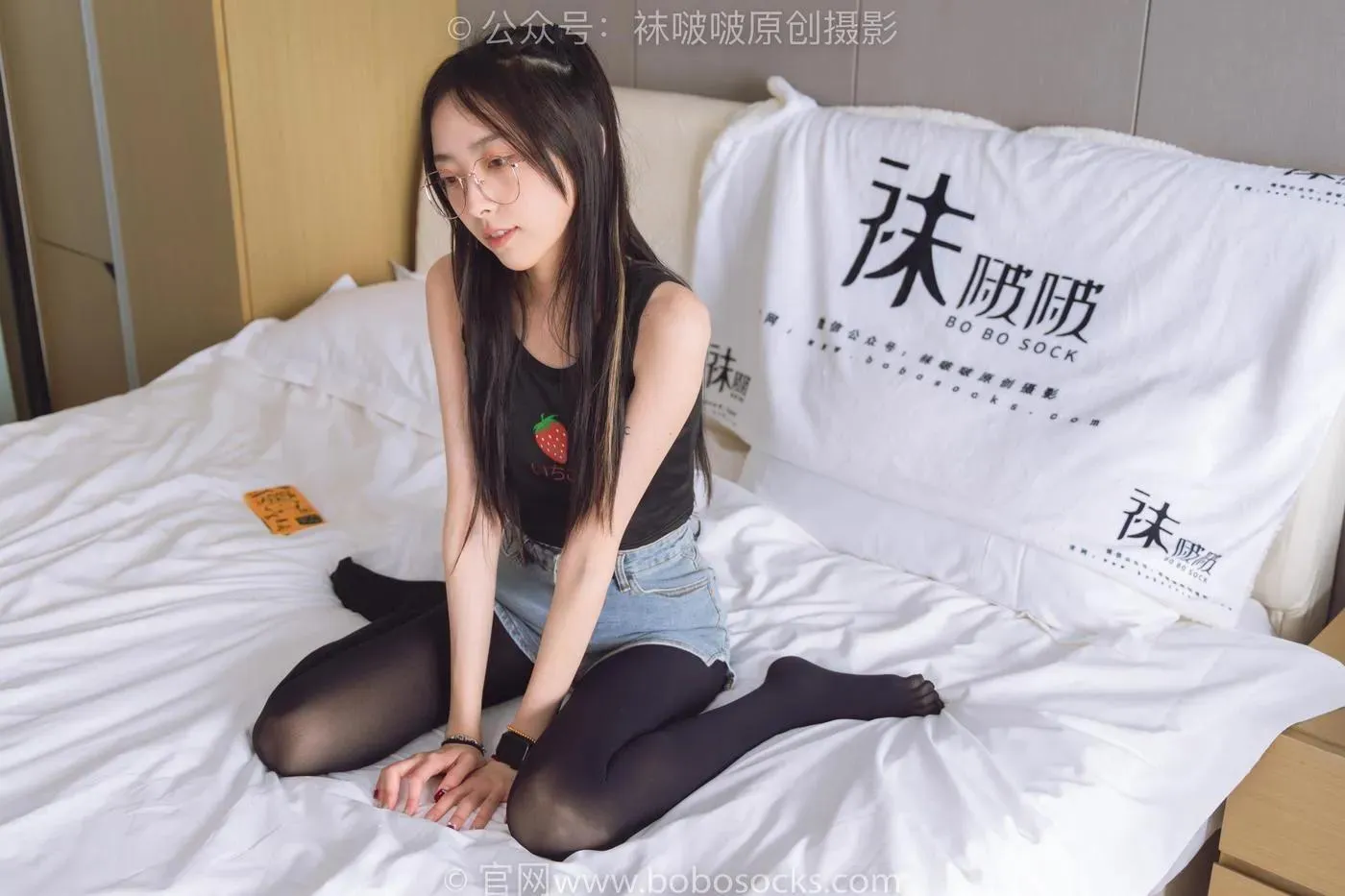 [BoBoSocks袜啵啵]NO.192 稚予-高跟鞋、黑色五指袜 [139P]插图3